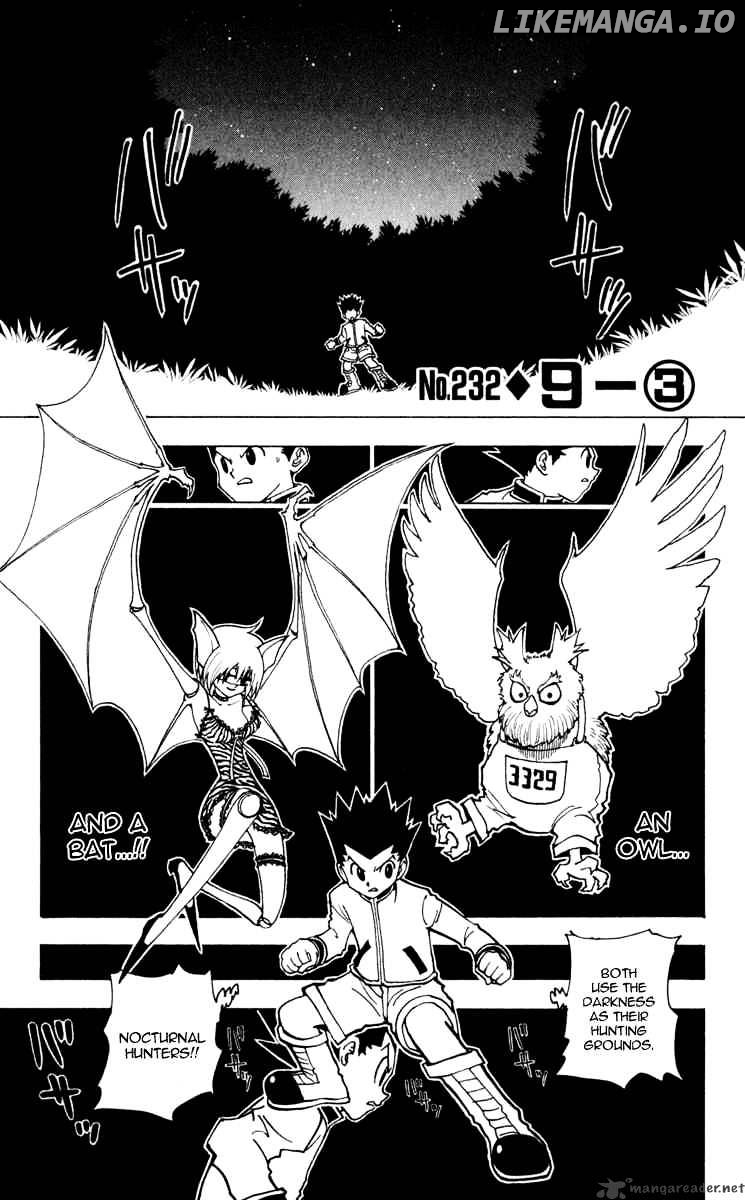 Hunter x Hunter, Chapter 232 image 01